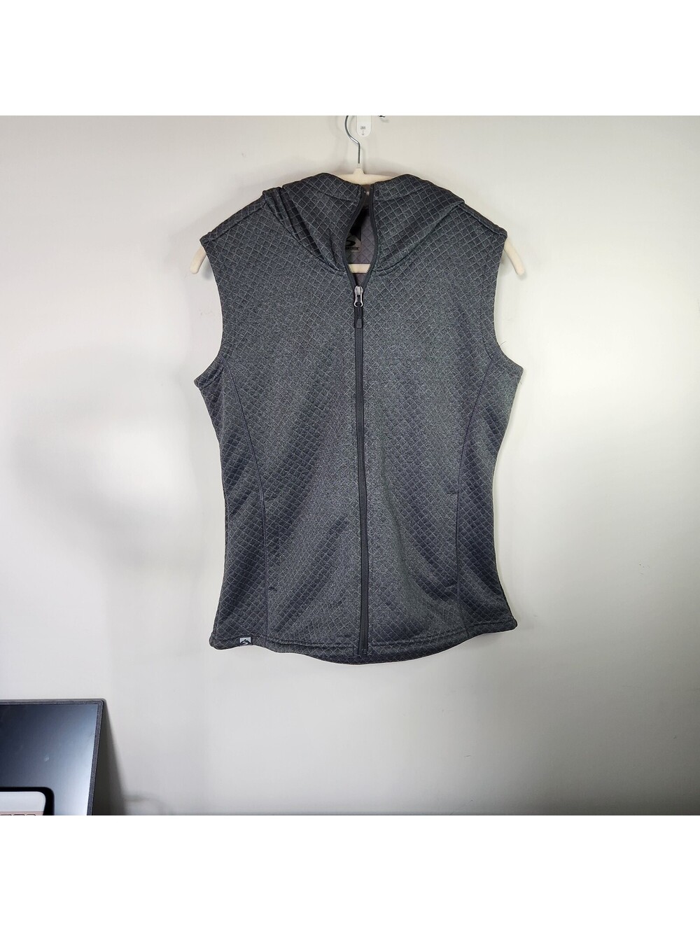 Storm Creek gray hooded vest